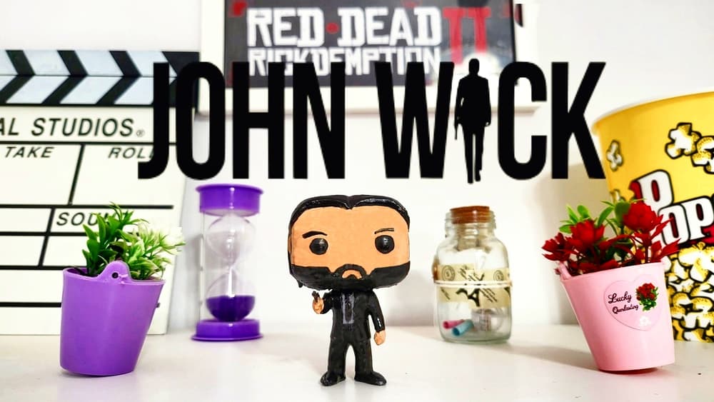 John Wick 3D Printed Figure 