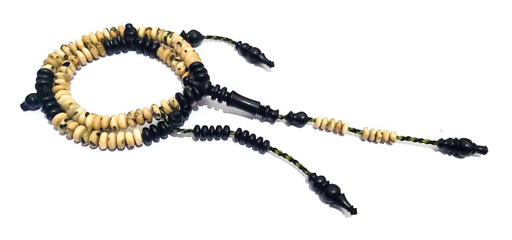 Oud salib & African Black Ebony Wood rosary