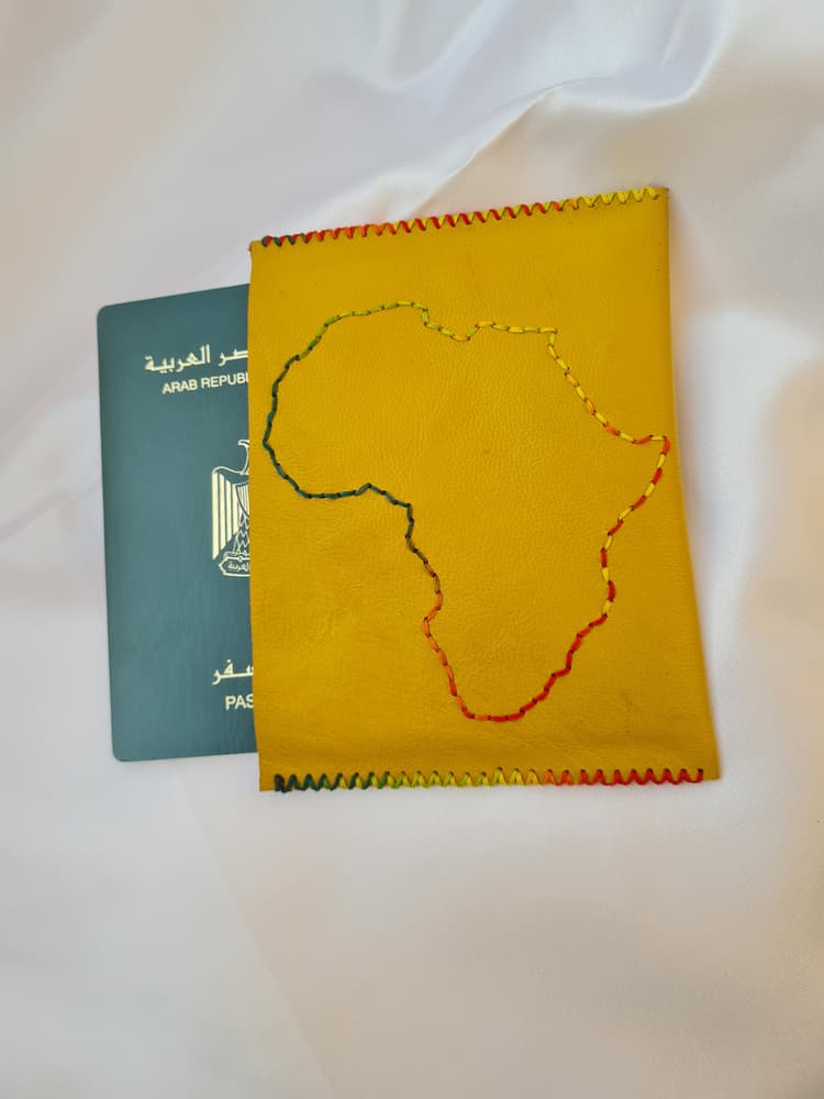 Mustard Passport Case 