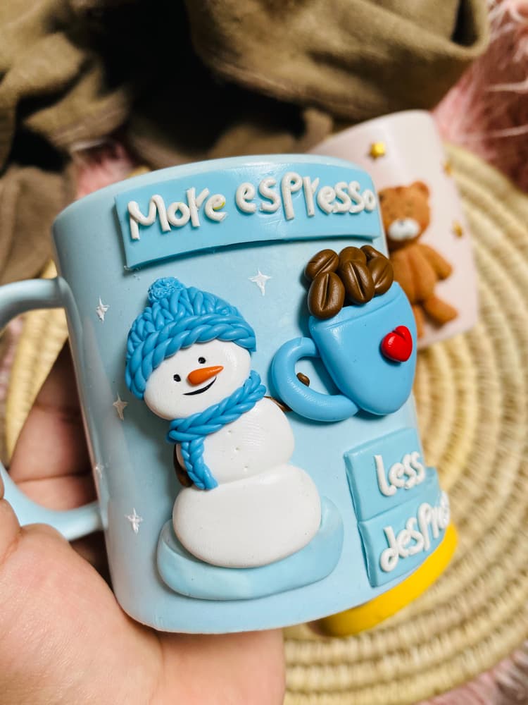 More espresso winter mug for coffe lovers