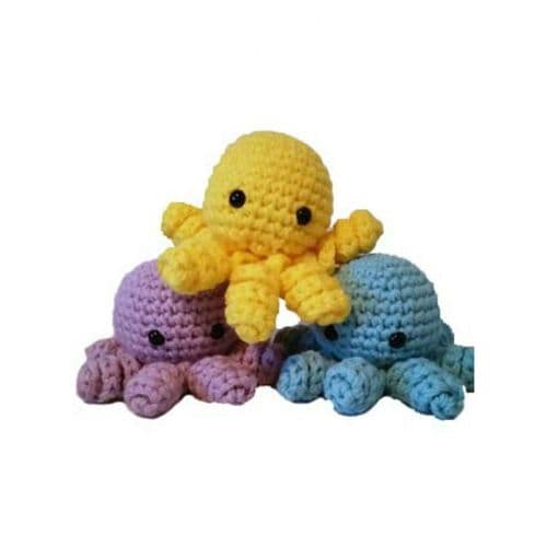 Handmade Pin Cushion (Octopus) - 3 Pcs