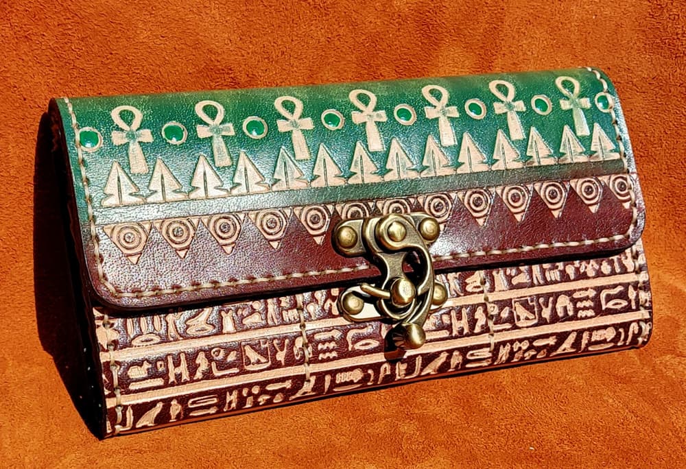 Pharaonic Natural Leather Wallet