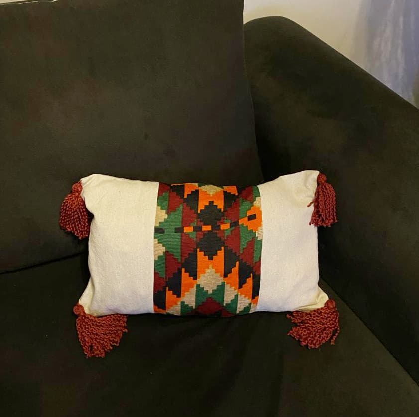 Rectangular cushion cover