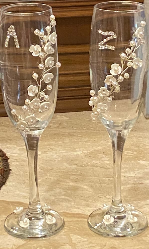 Bride and Groom Wedding Glasses-Occassion and Party Favours